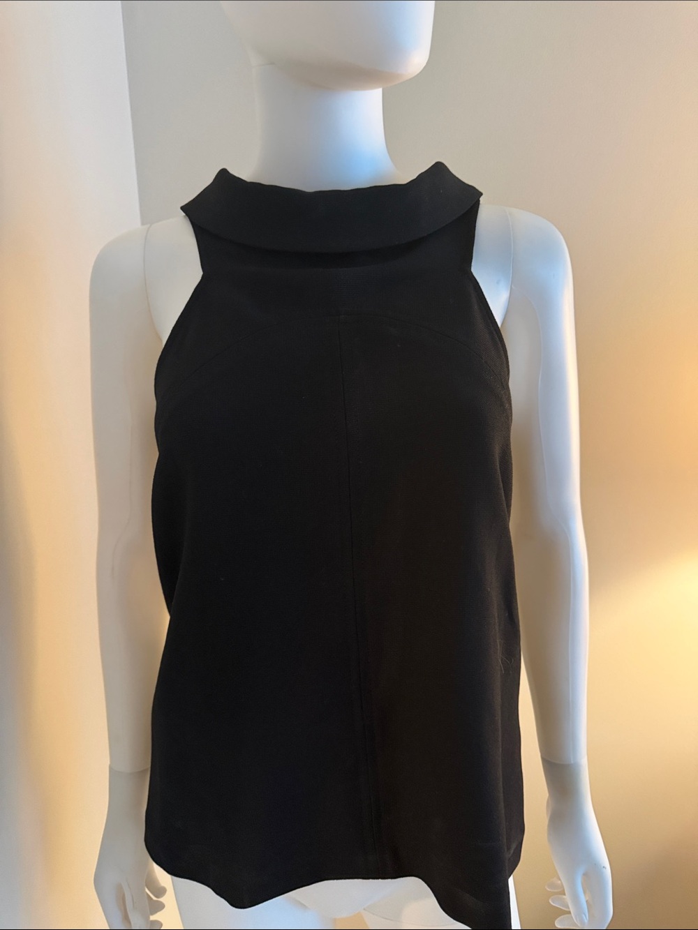 Trina Turk Black Mock Neck Top
